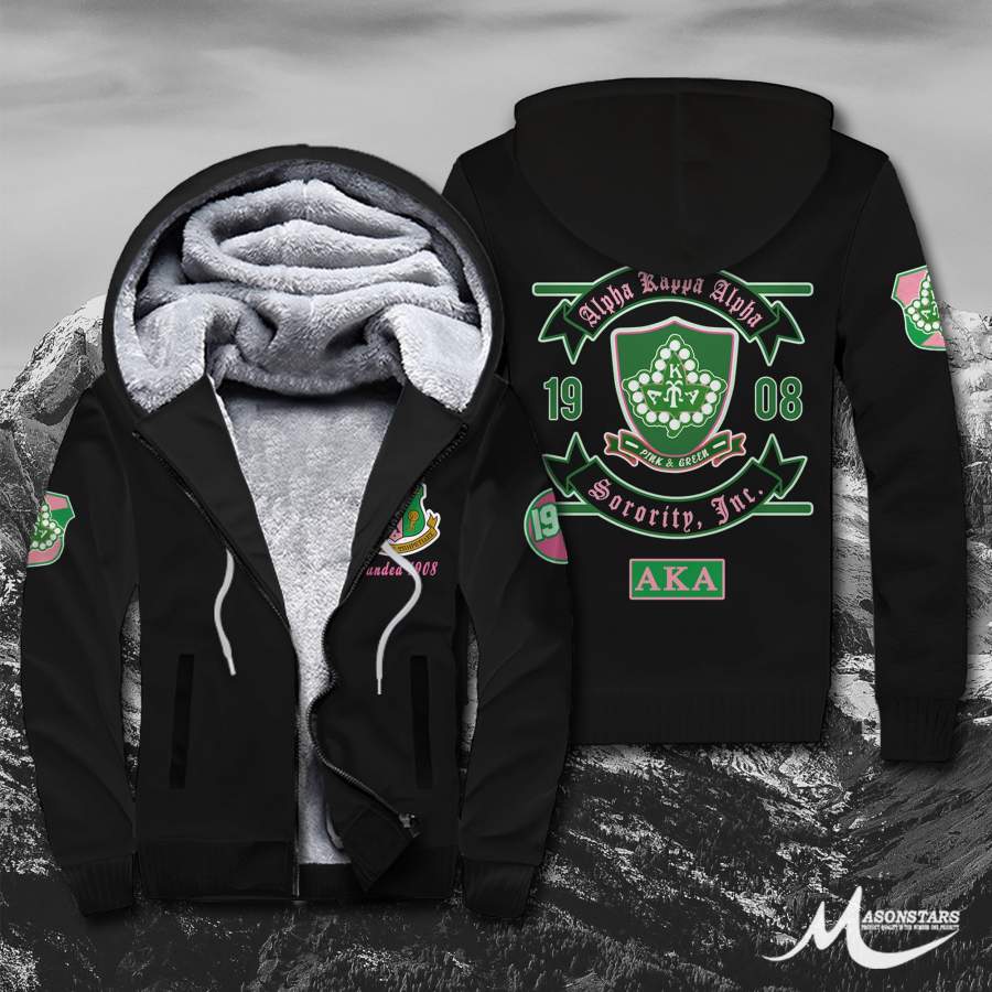 Alpha Kappa Alpha Fleece Zip Hoodies 281020194