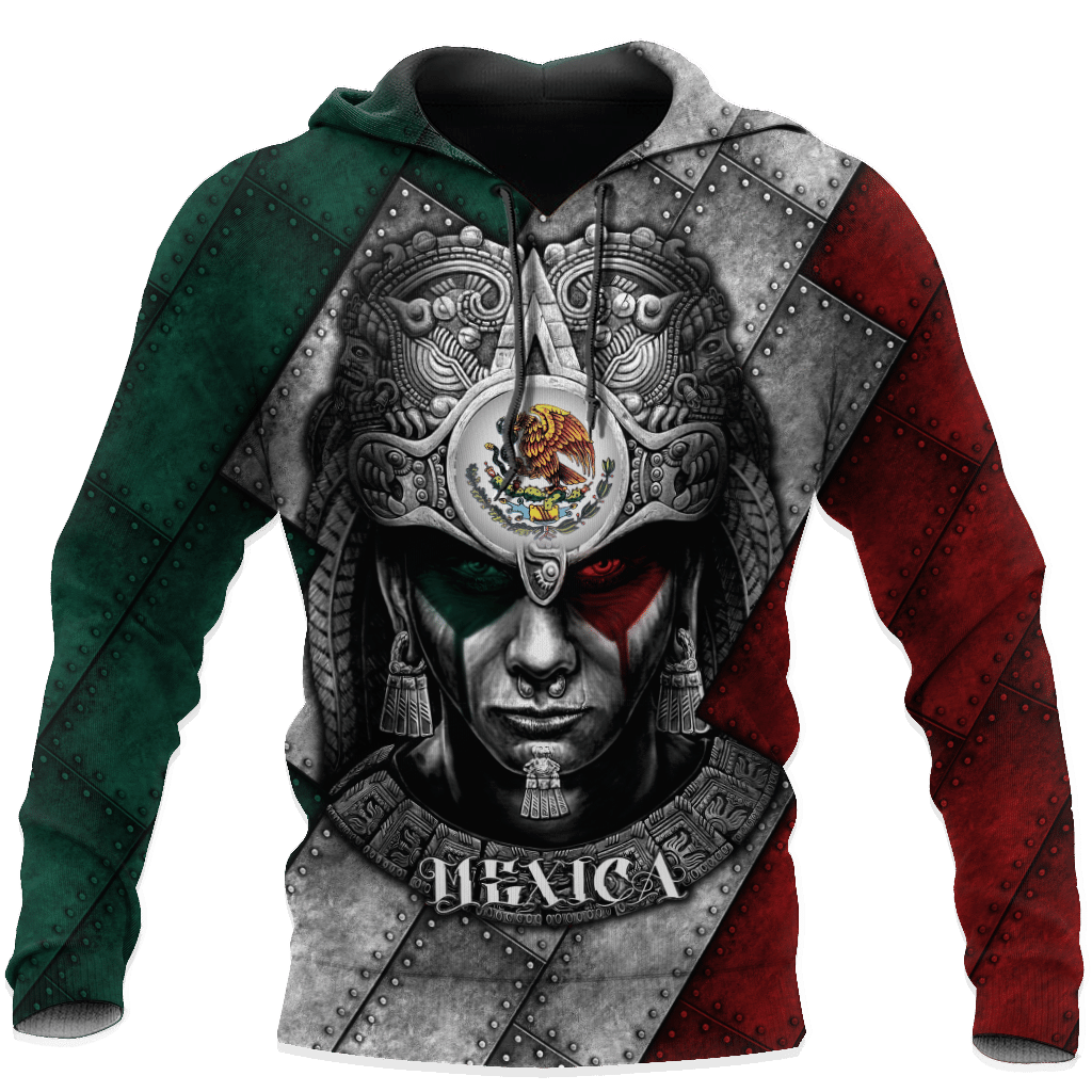 Aztec Warrior All Over Printed 3D All Over Printed Couple Hoodie