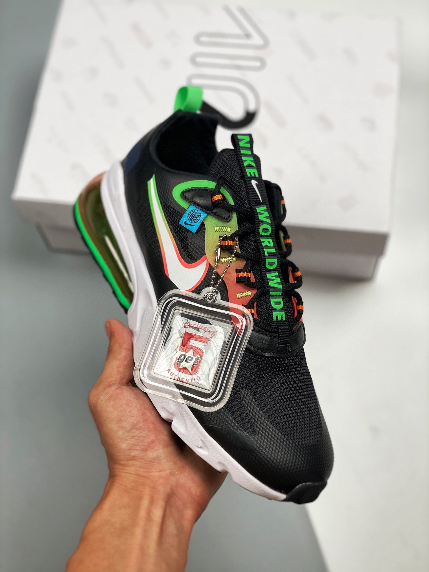 Nike Air Max 270 React Worldwide Black CK6457-001 5339805