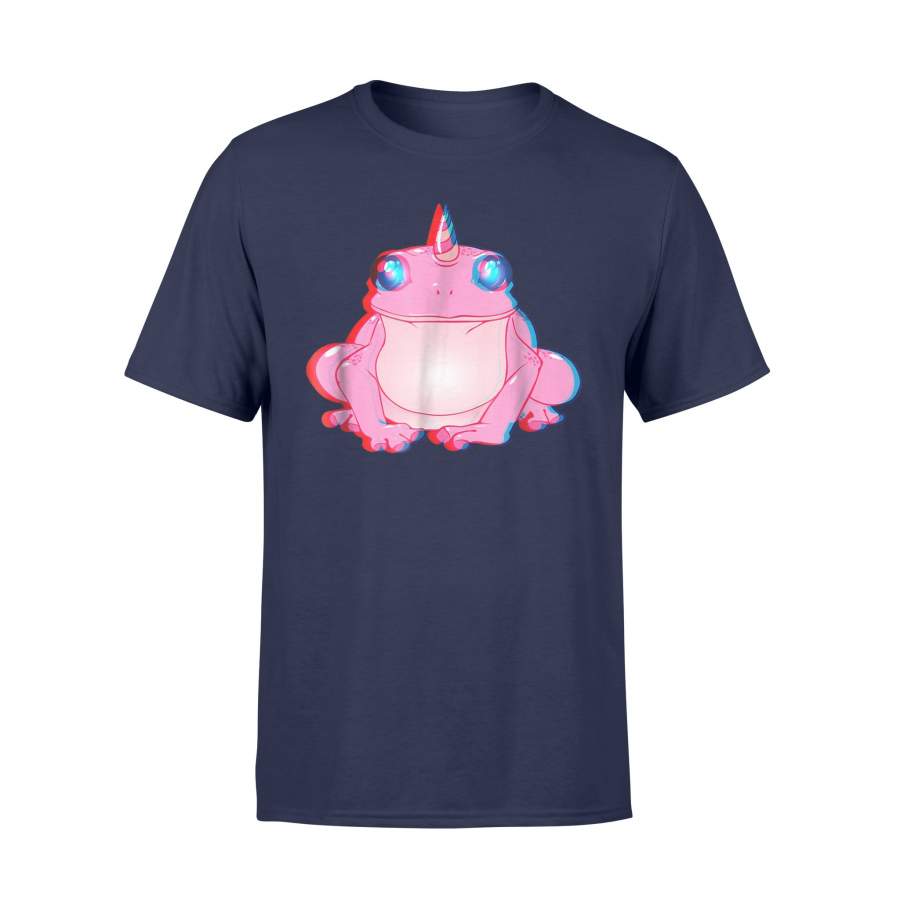 Festival Trippy Pink Unicorn Frog Rave Subconscious T Shirt