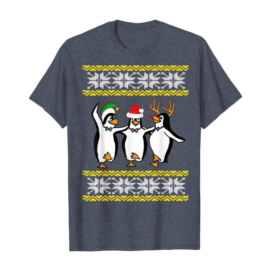 Ugly Penguin Christmas Squad Dancing Waddling Xmas Gifts T-Shirt Christmas Gift Ideas