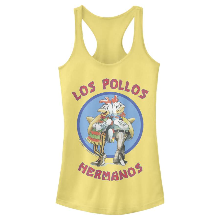 Breaking Bad Junior’s Los Pollos Hermanos Chicken Logo  Racerback Tank