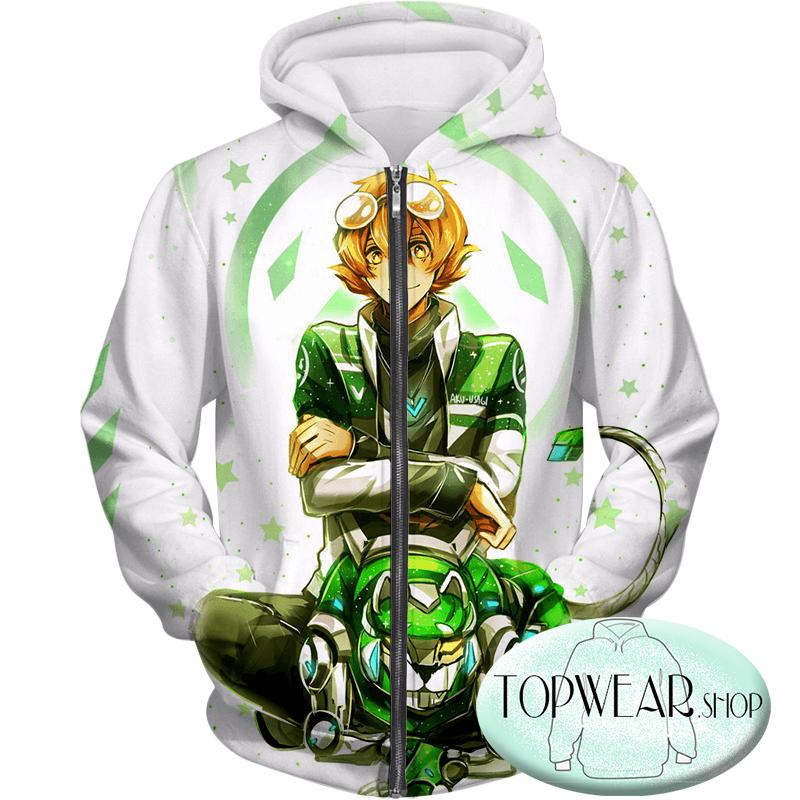 Voltron: Legendary Defender Hoodies – Lion Paladin Pidge Cool Zip Up Hoodie