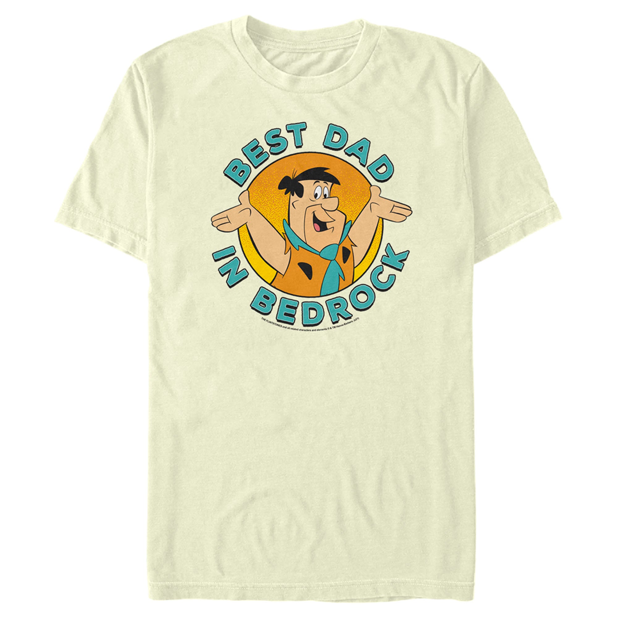 The Flintstones Men’S Father’S Day Fred Flintstone Best Dad  T-Shirt