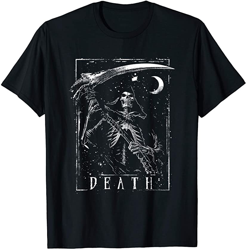 Alternative Clothes Aesthetic Goth Women – Grim Reaper Death T-Shirt