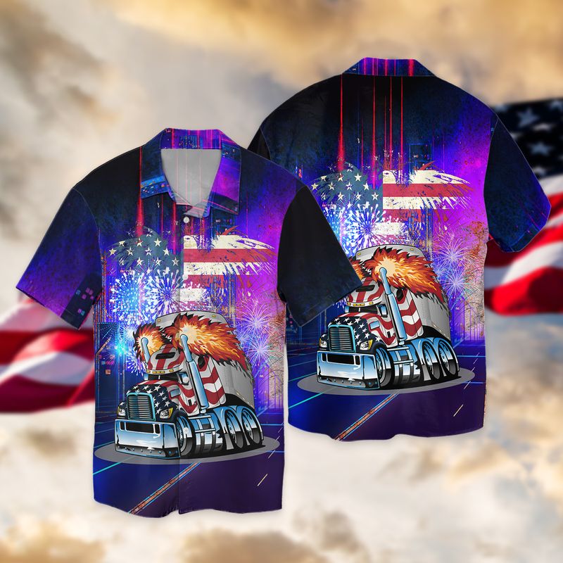 American Truck Hawaii Beach Shirt Ha78167