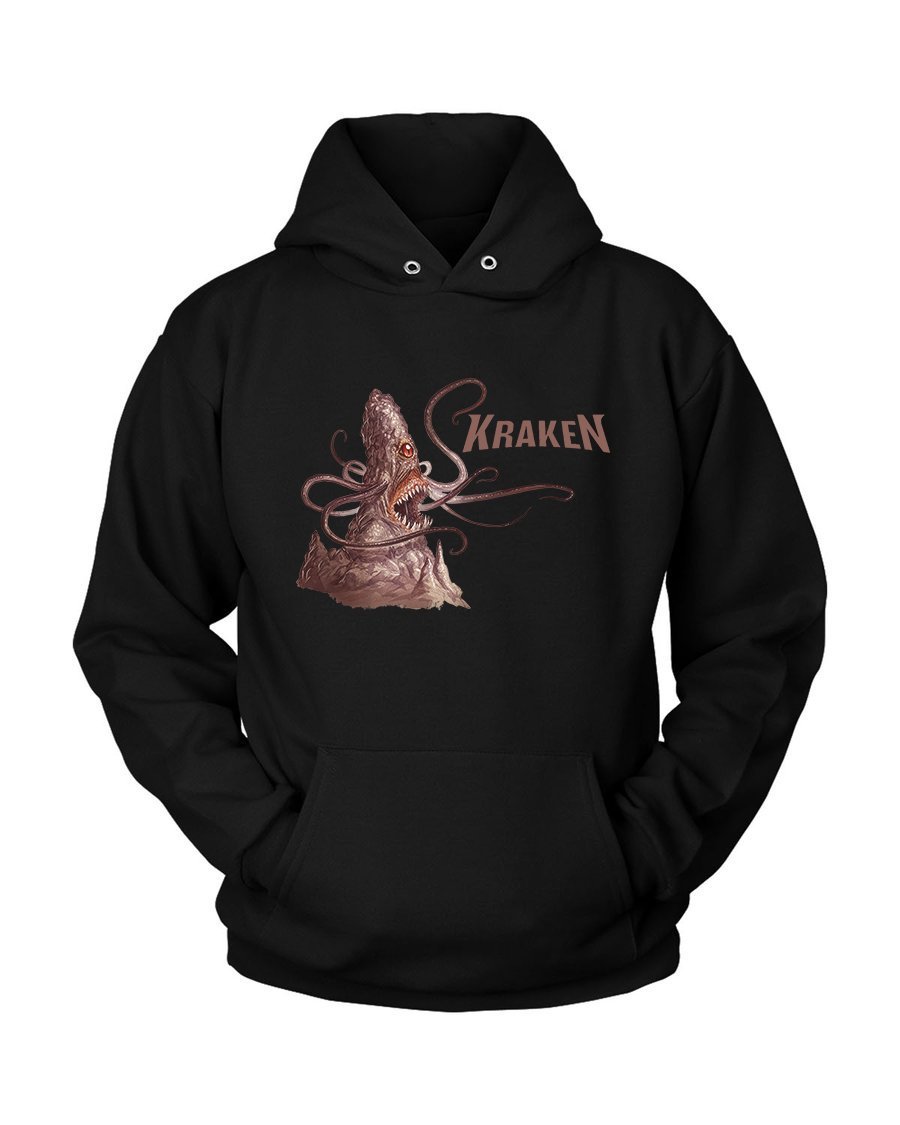 The Kraken Mountains Art Unisex Hoodie