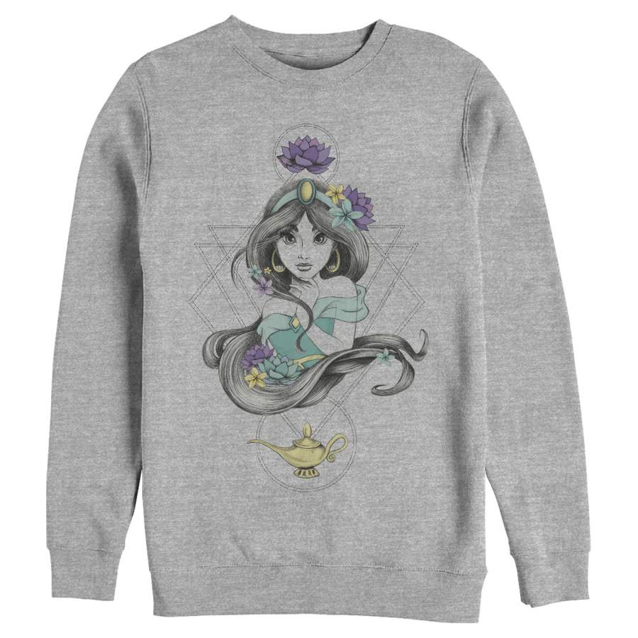 Aladdin Men’s Jasmine Character Frame  Sweatshirt