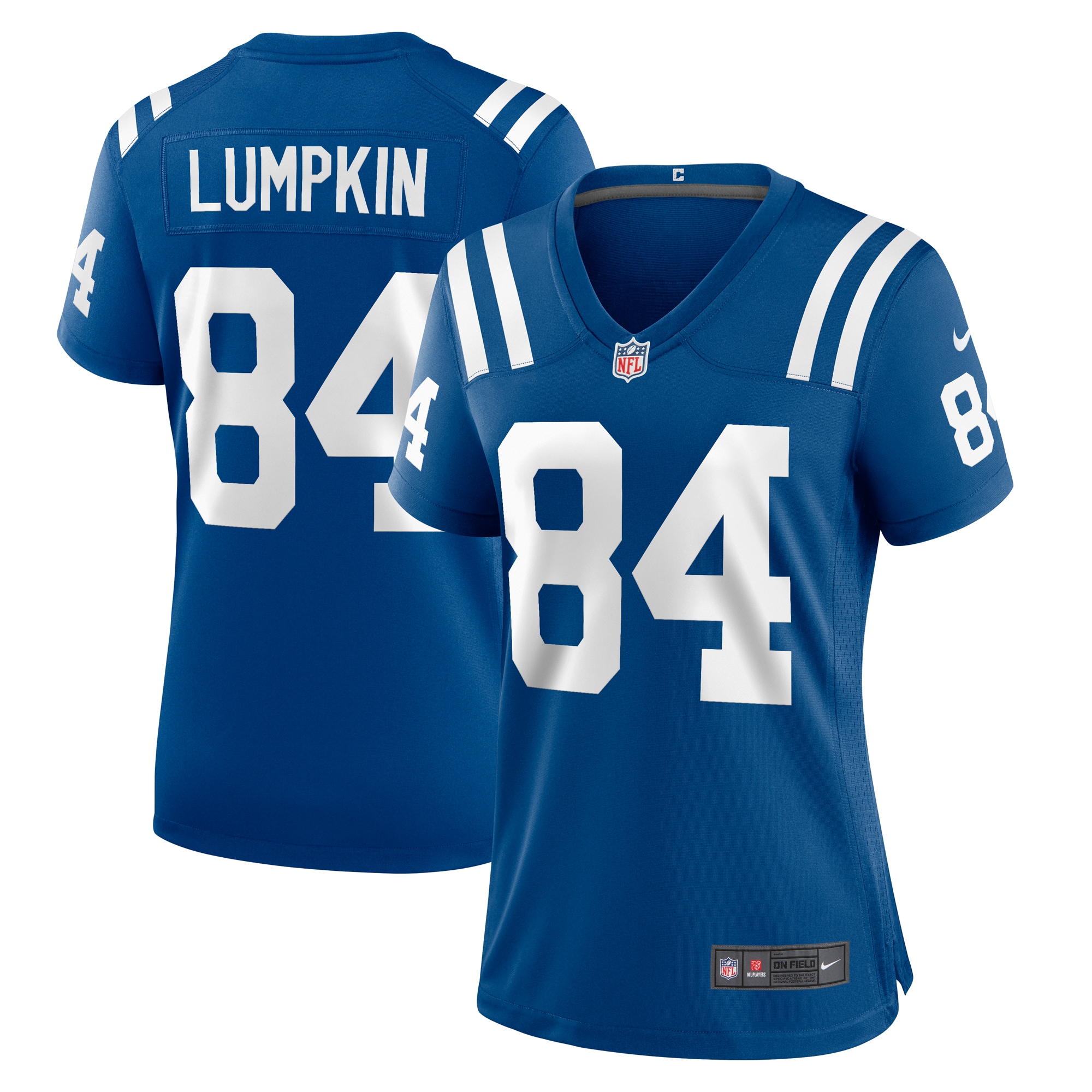 Women’s Indianapolis Colts Johnny Lumpkin  Royal Team Game Jersey 2