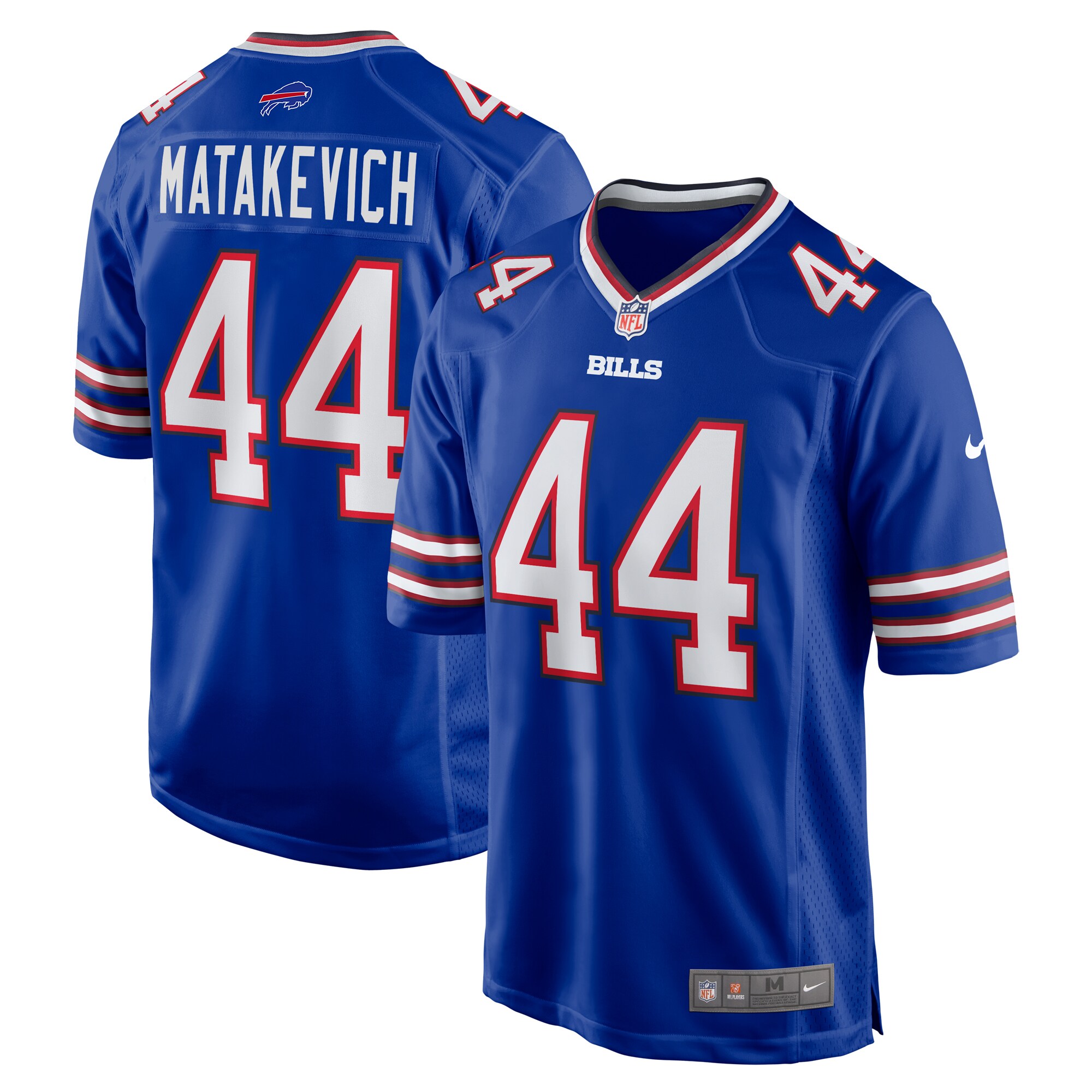 Tyler Matakevich Buffalo Bills Game Jersey – Royal