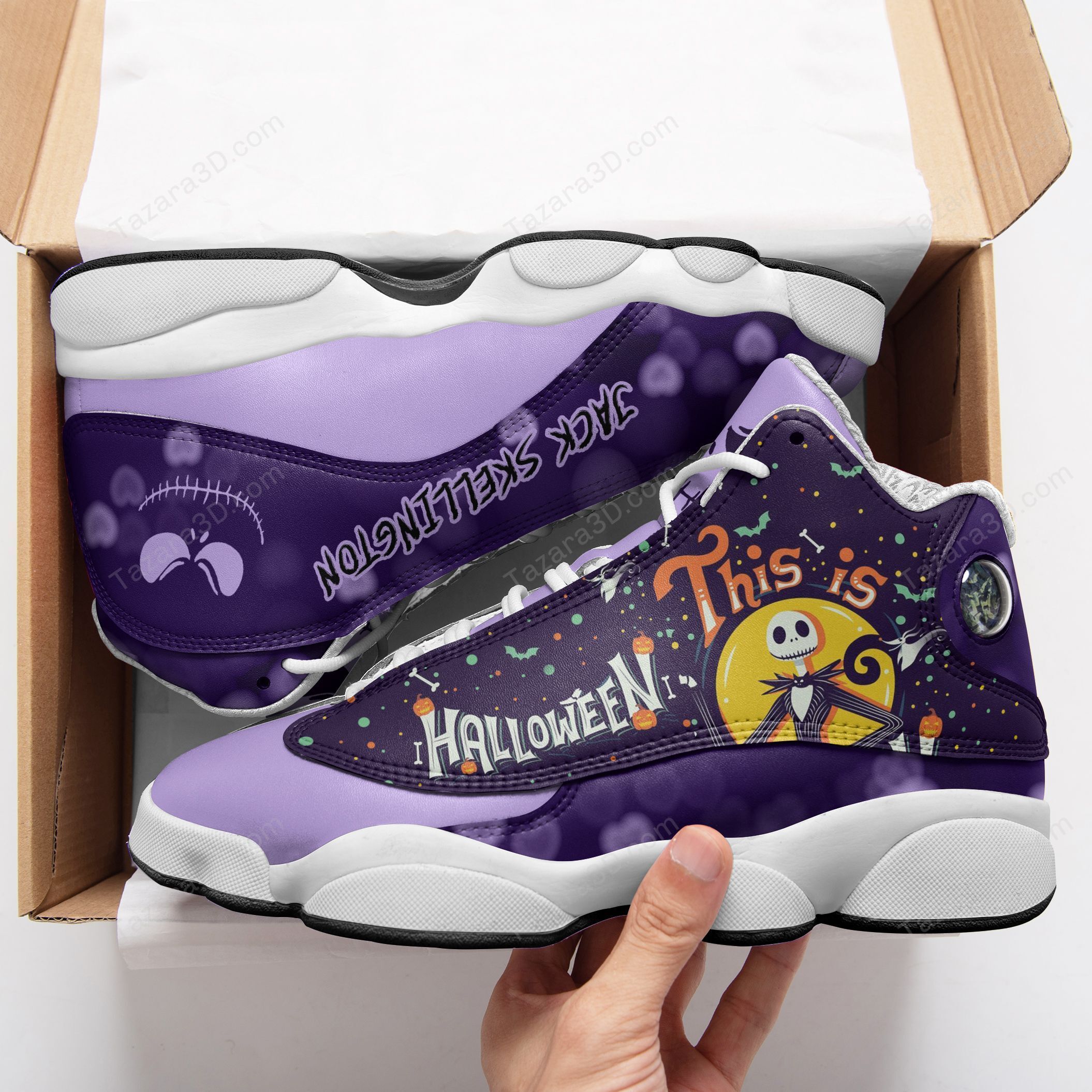 Jack Skellington Halloween Ajd13 Sneakers 057