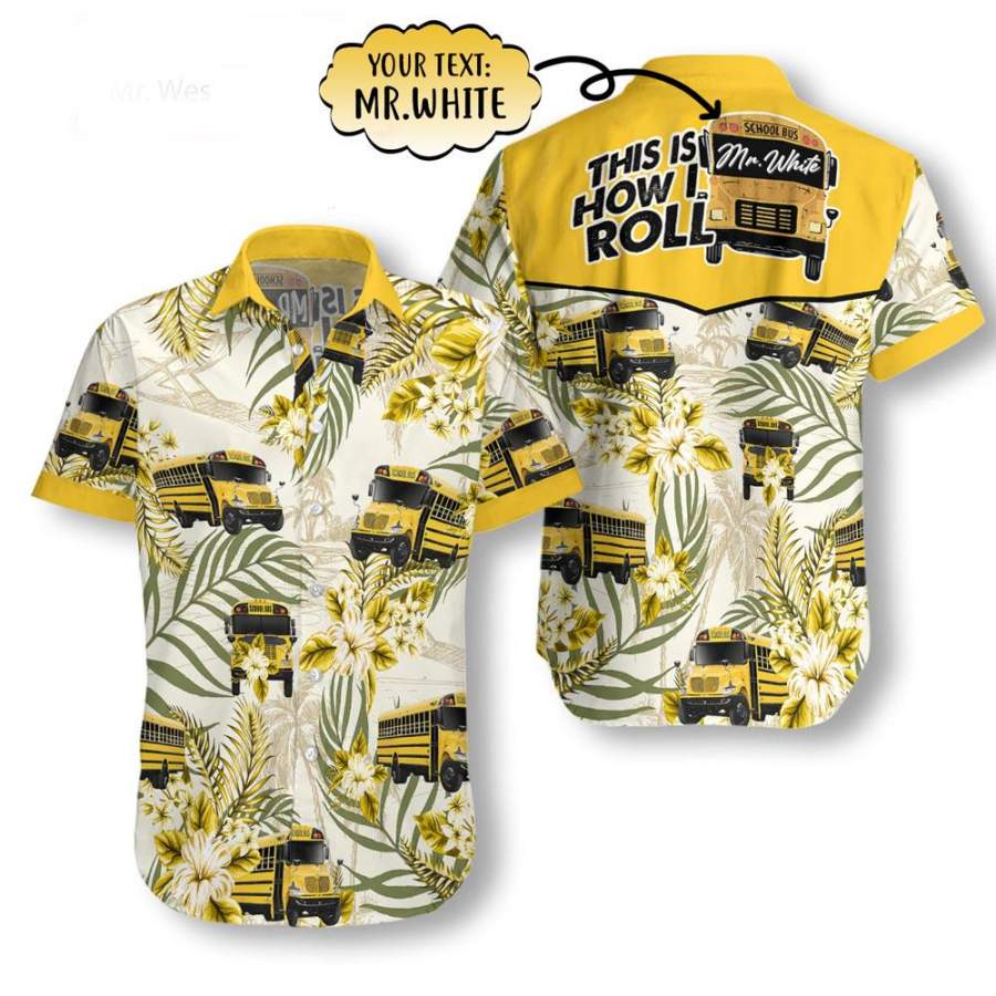 Mr Bus Driver Summer Hawaii Shirt Ha6436