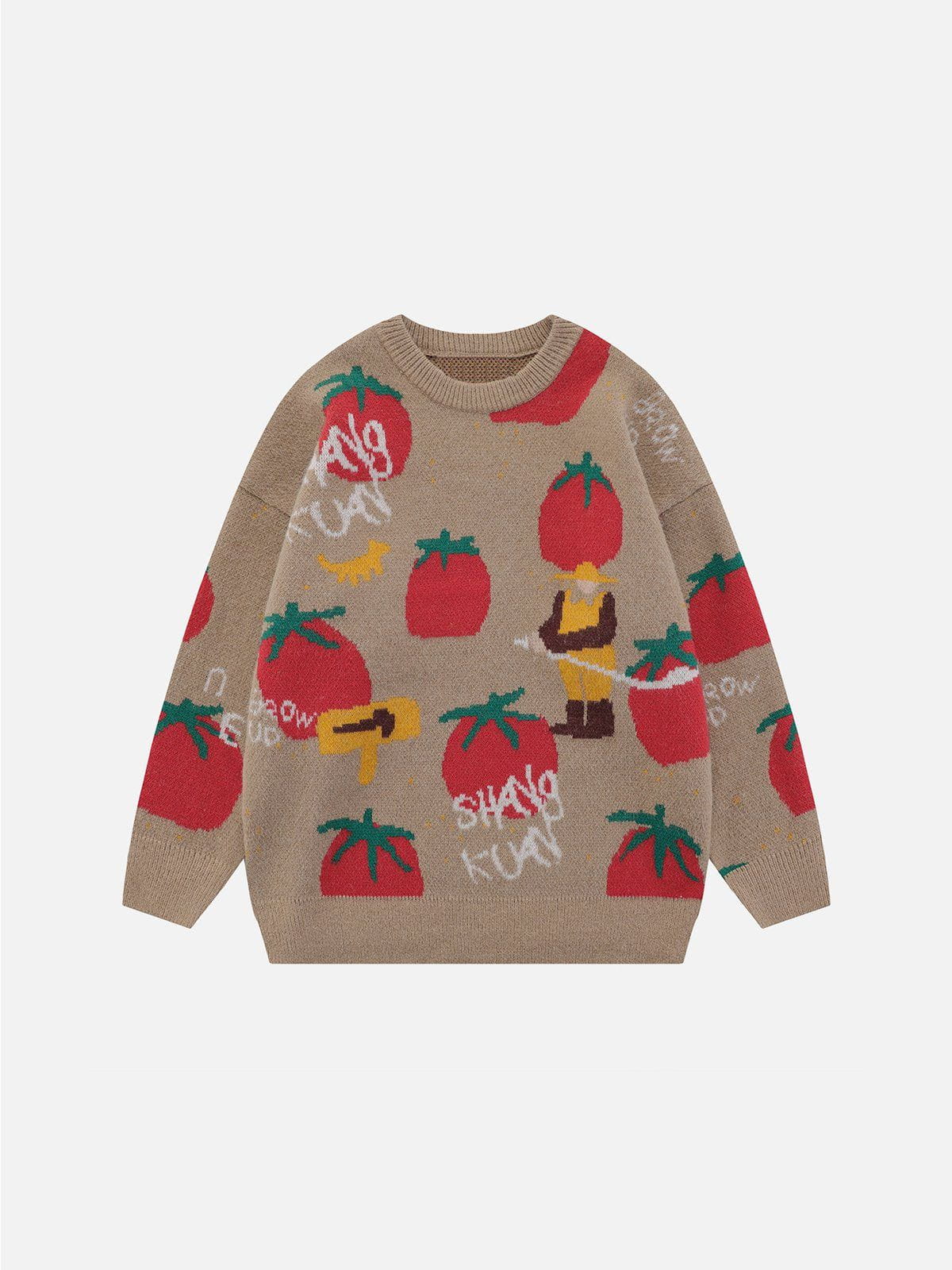 Talishko™ – Fruit Farm Print Sweater