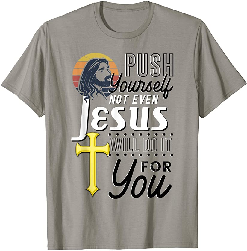 Jesus Motivational Achieve Christian Workout Exercise Award T-Shirt