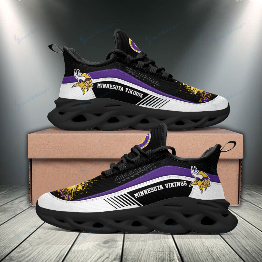 Minnesota Vikings Yezy Running Sneakers Bb326