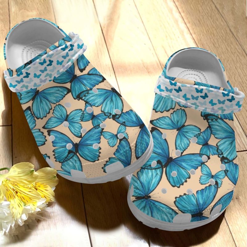 Full Of Butterflies Shoes Clog Gifts For Mother Day Grandma