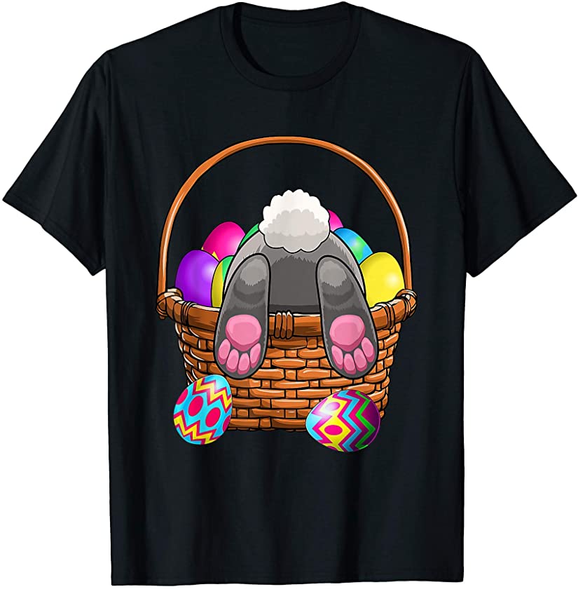 Easter Bunny Basket Eggs T Shirt Women Men Kids Gift T-Shirt