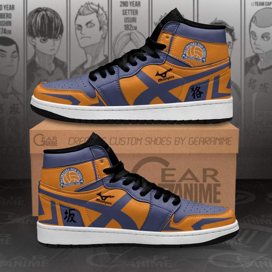 Mujinazaka High Jordan Sneakers Haikyuu Custom Anime Shoes MN10