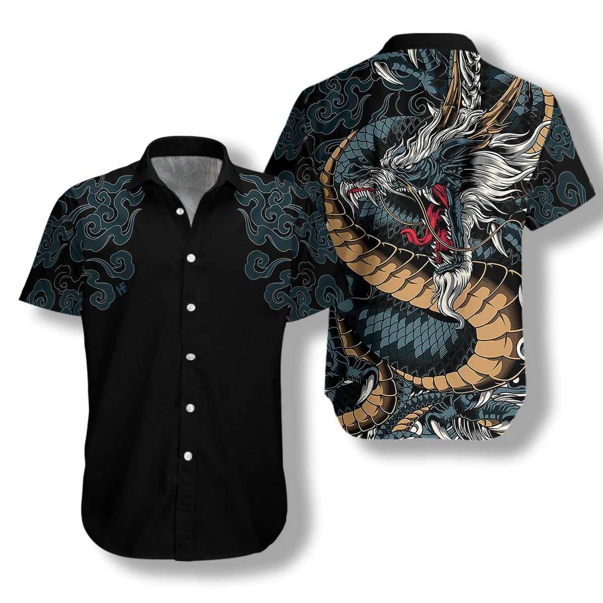 Kanagawa Dragon Hawaii Shirt For Men And Women Ha47142