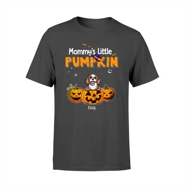 Personalized T-Shirt, Mommy’S Little Pumpkins, Halloween Gift, Gift For Dog Lovers, Gift For Halloween