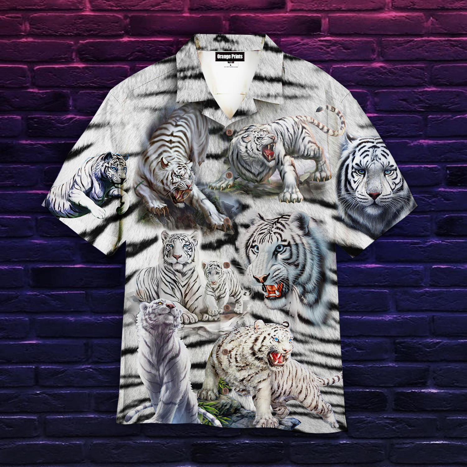 Amazing White Tiger Hawaiian Shirt – For Men And Women