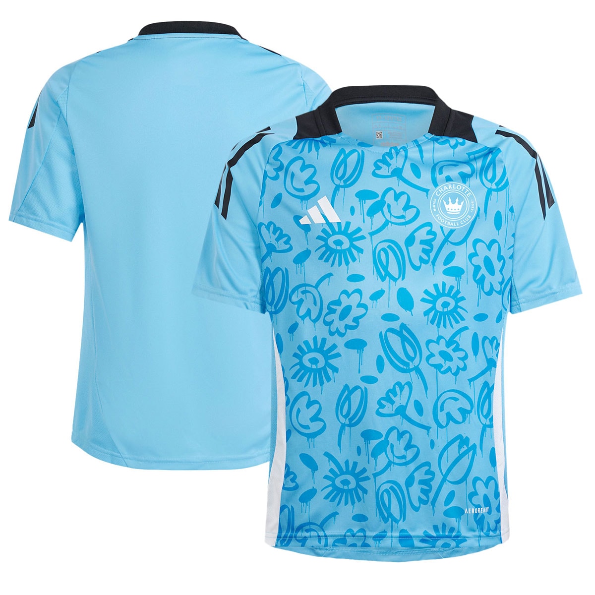 Charlotte FC Youth 2024 One Planet Pre-Match Top – Blue