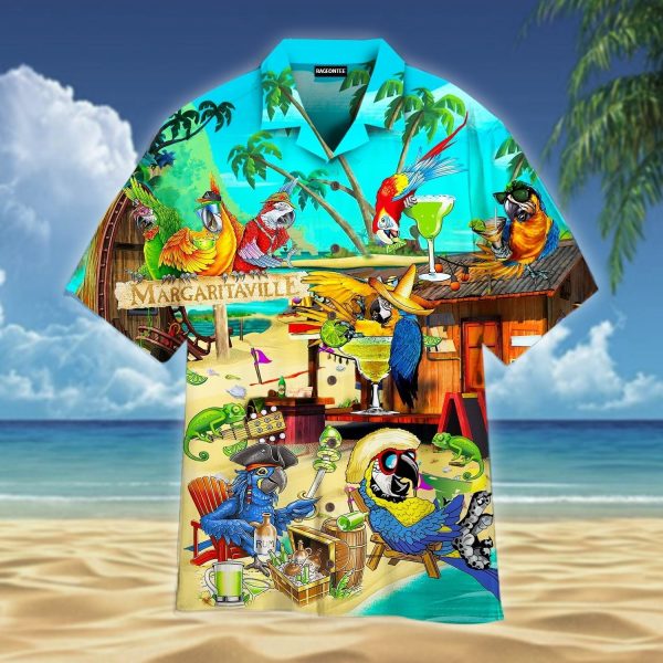 Funny Parrot In Summer Beach Party Hawaii Shirt For Men Women Ha39139