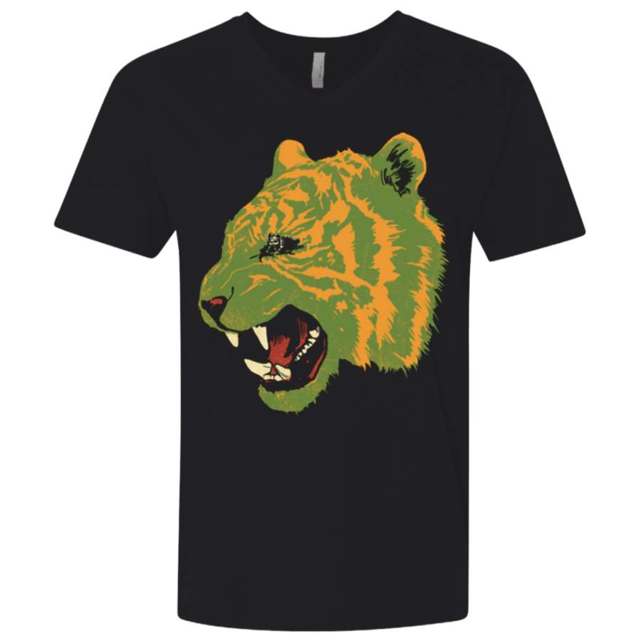 Eye Of The Tiger Men’s Premium V-Neck