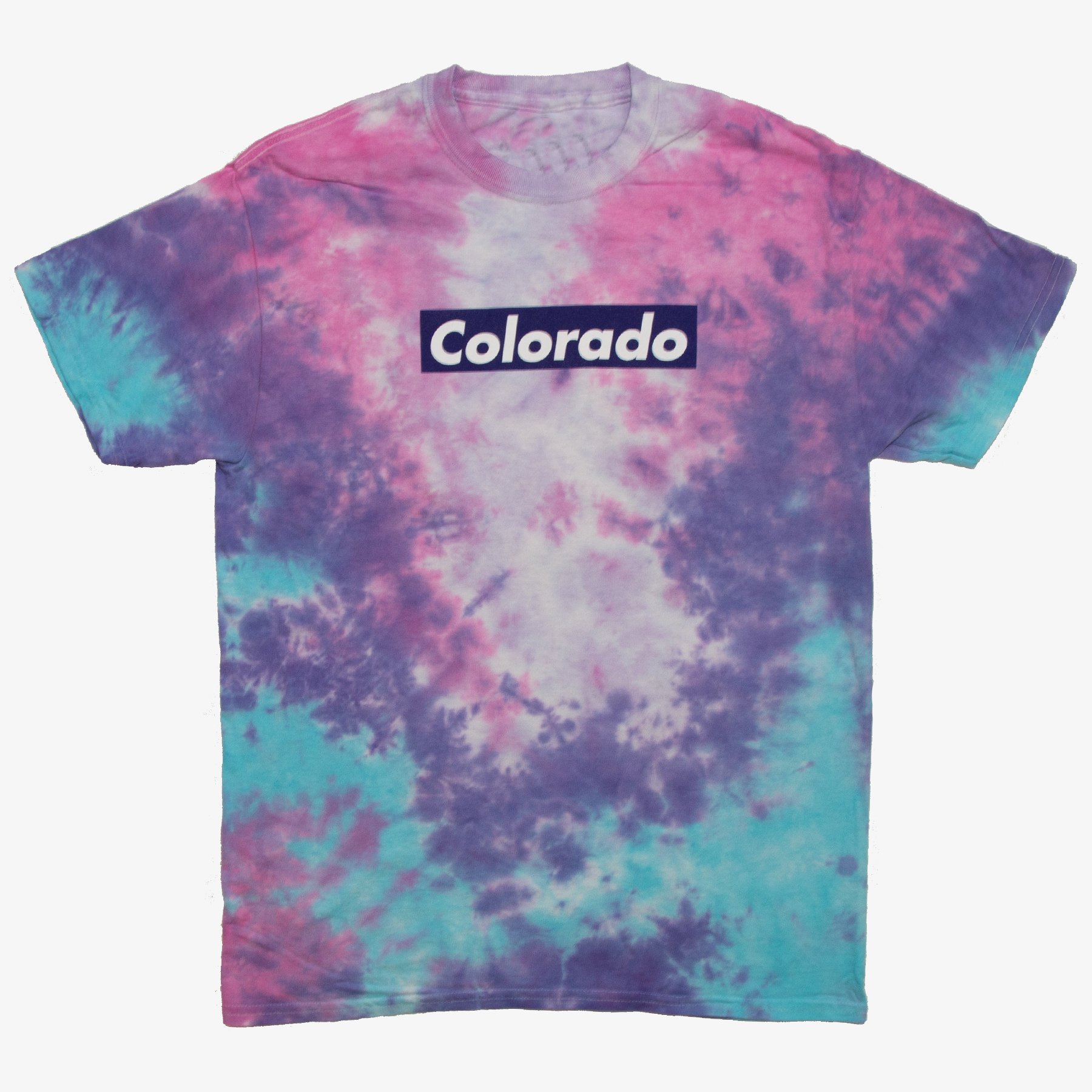 Cotton Candy Tie-Dye Colorado Skate T-Shirt