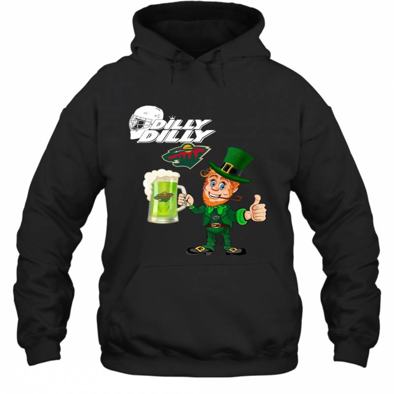 Minnesota Wild Dilly Dilly Saint Patrick Day Hoodie