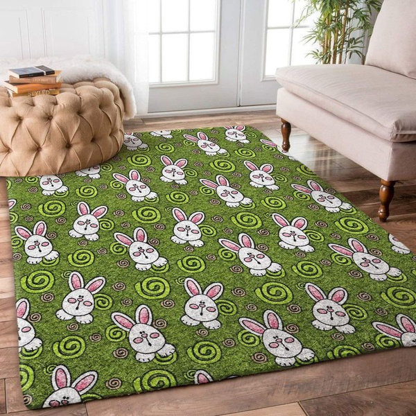 Rabbit 3 Area Rug Living Room Rug Home Decor Floor Decor VH3