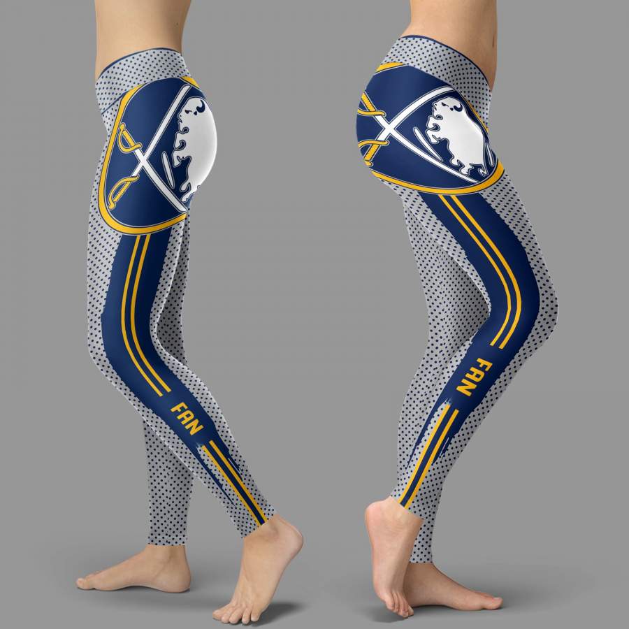 Charming Lovely Little Dots Along Body Buffalo Sabres Leggings