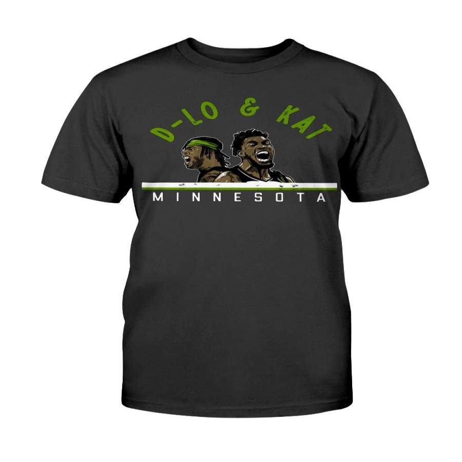 D-LO AND KAT SHIRT D’Angelo Russell – Karl-Anthony Towns – Minnesota Timberwolves