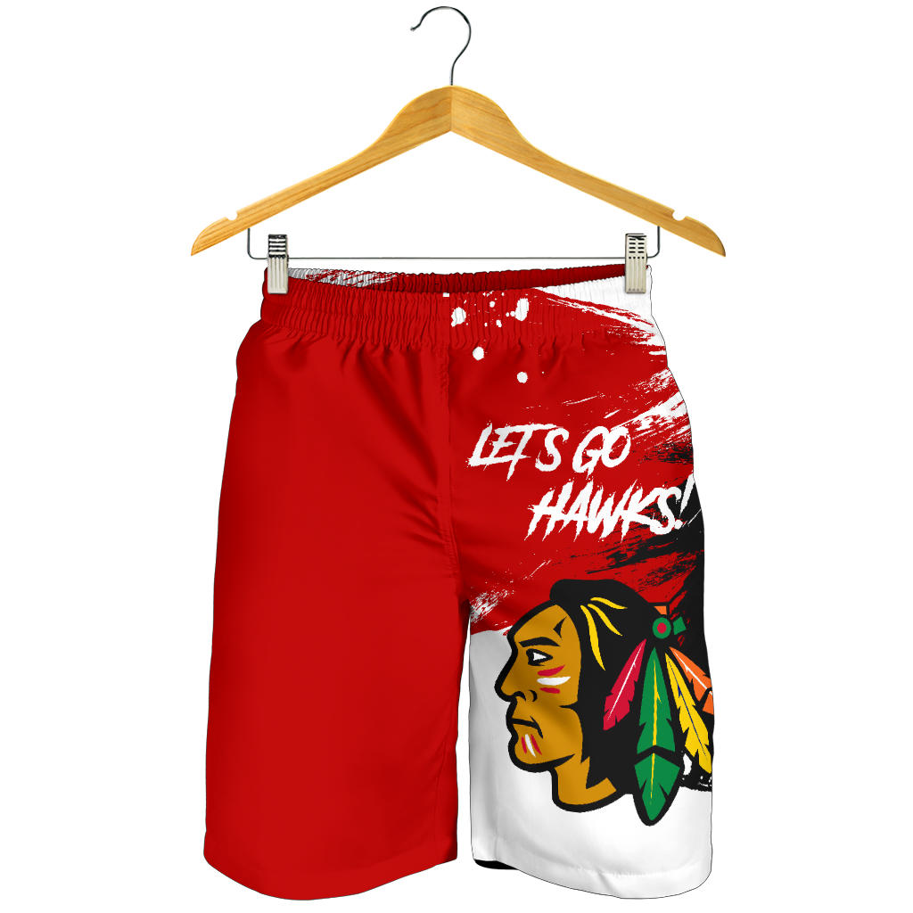 Chicago Blackhawks Hockey Team All Over Print Men’S Shorts A7