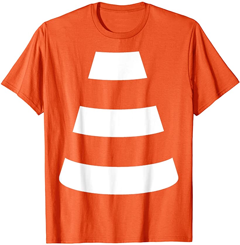 Traffic Cone Costume Parking Cone Costume Halloween T-Shirt