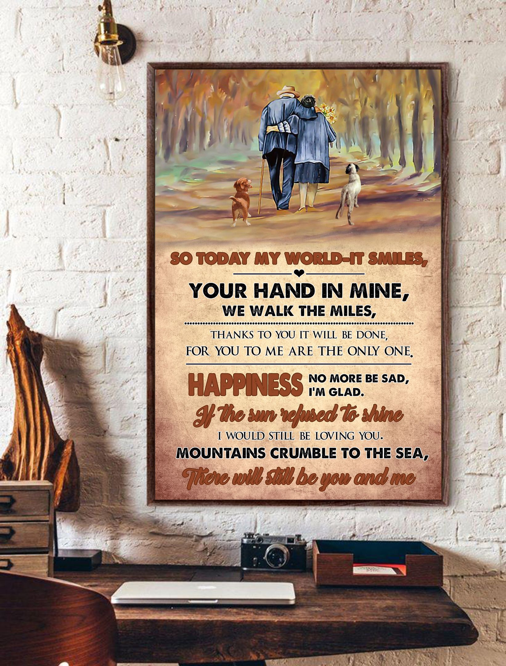 Your Hand In Mine – Couple Canvas And Poster | Wall Decor Visual Art