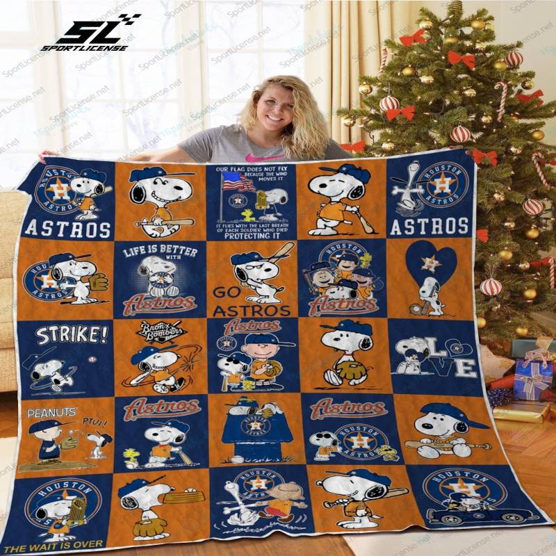 H Houston Astros DN Quilt Blanket Ver SP