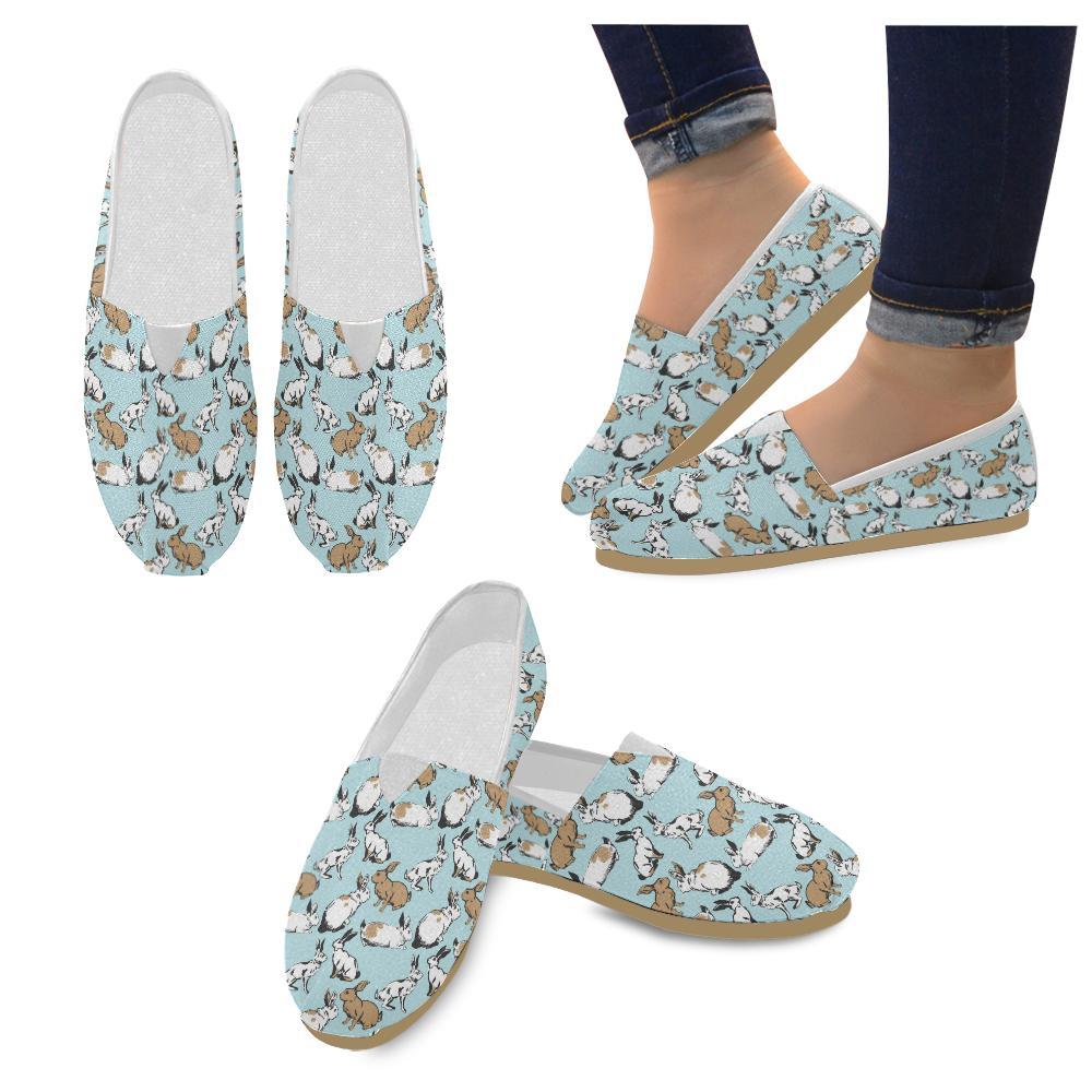 Rabbit Pattern Print Design Rb018 Women Casual Shoes