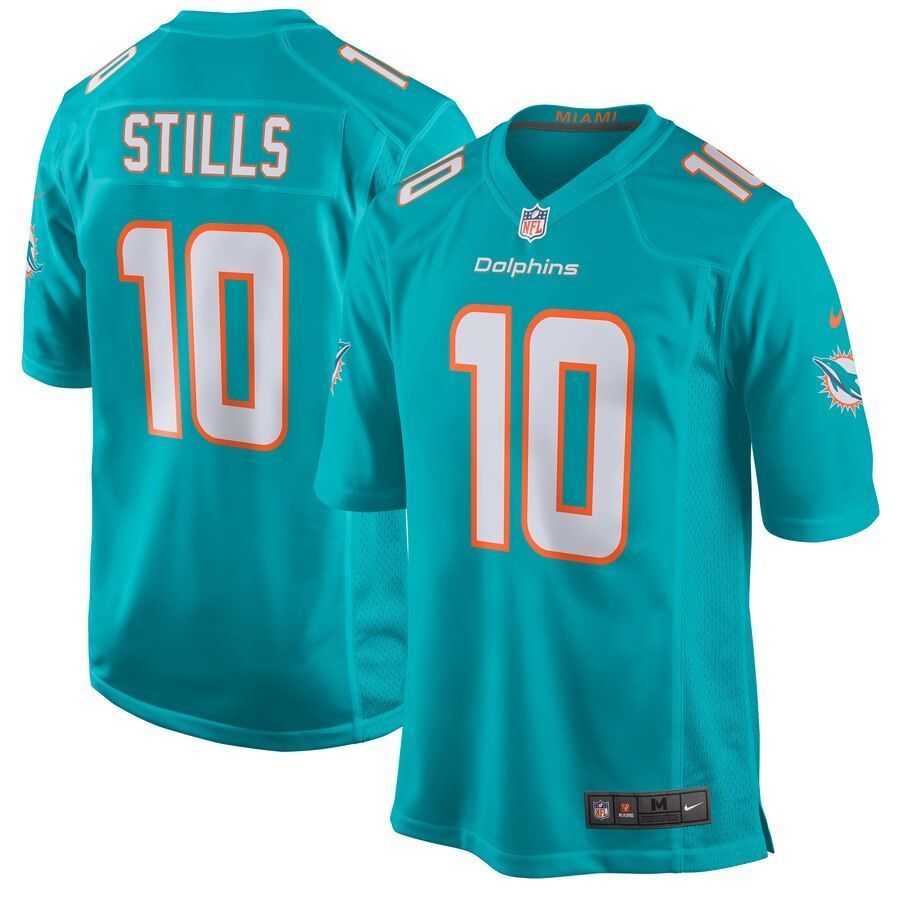 Kenny Stills Dolphins New Game Jersey Aqua 2019