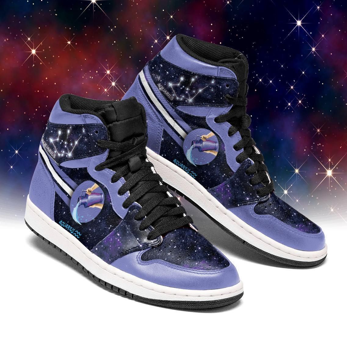 Aquarius Zodiac Air Jordan Team Custom Eachstep Shoes Sport Sneakers