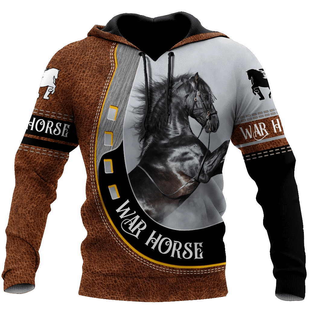 War Horse 3D All Over Printed Hoodie LH364441