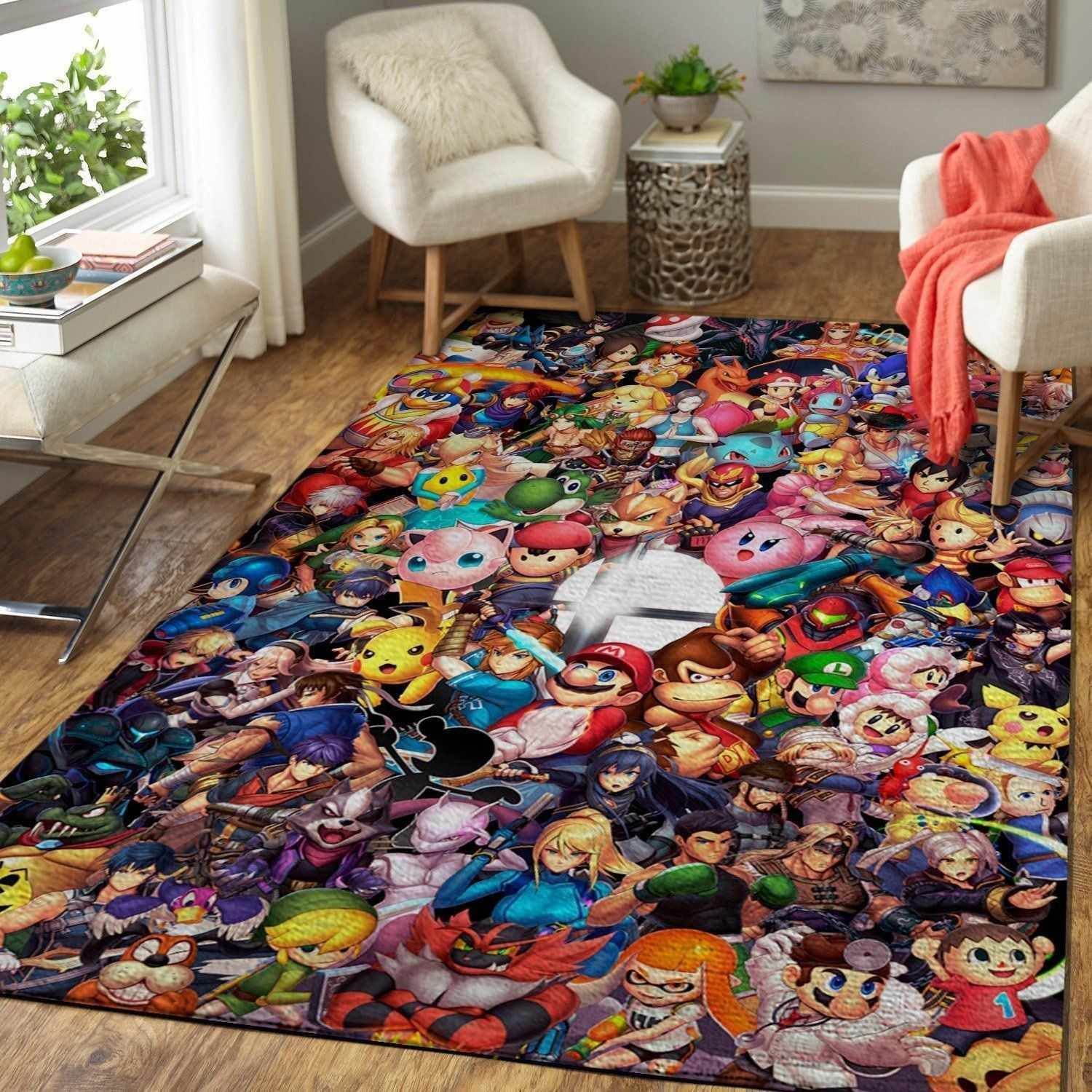 Super Smash Bros. Ultimate Area  Sku 3668 Rug