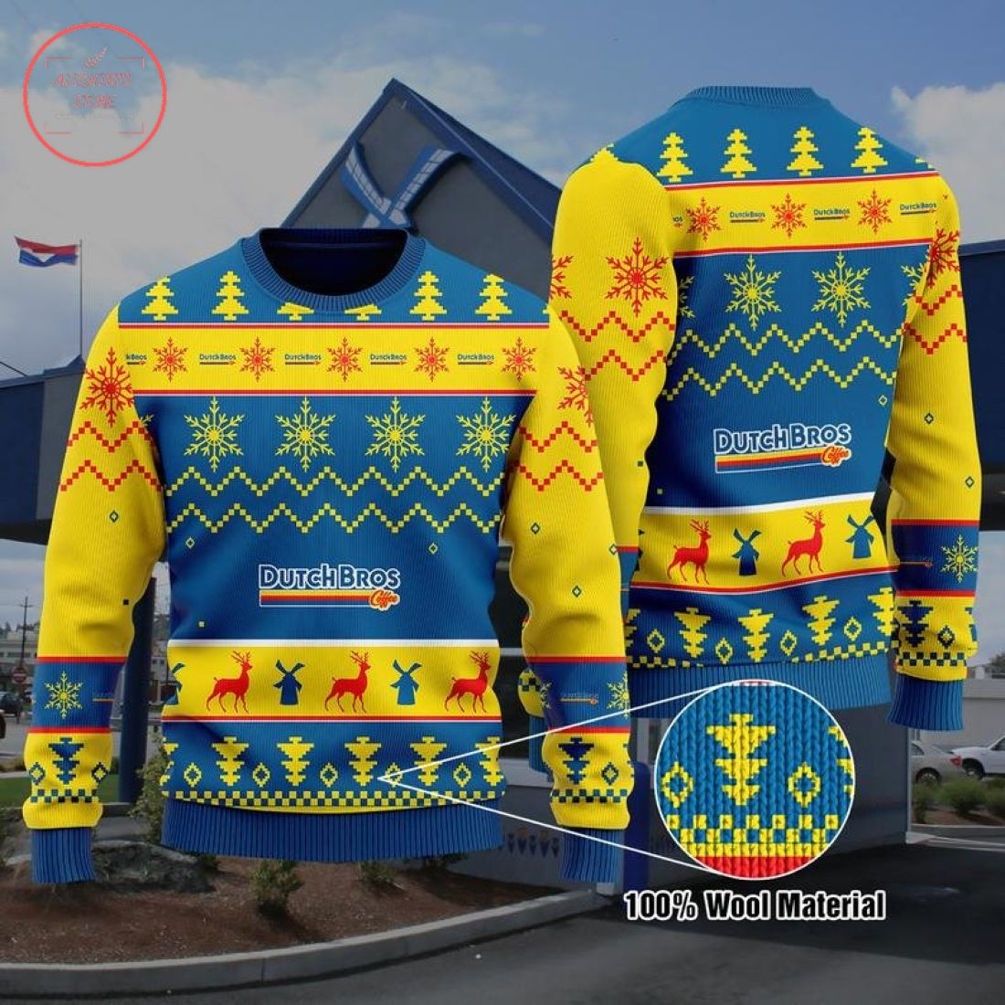 Dutch Bros Coffee Christmas Sweater – Diosweater