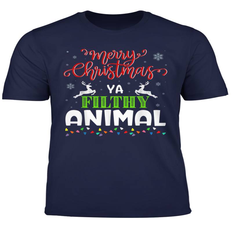 Alone At Home Movies Merry Christmas You Filty Animal Gift T Shirt