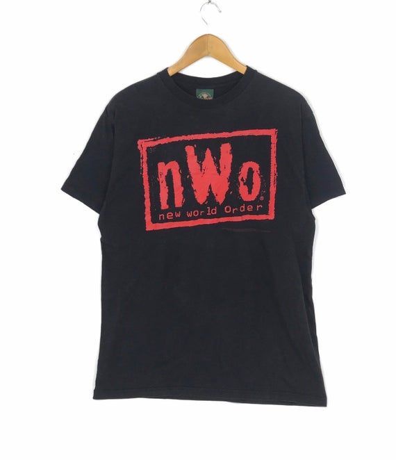 Rare Vintage 90S Nwo Shirt Vtg Wrestling Wrestler New World Order Sportwear Streetwear Shirt Extra Shirt