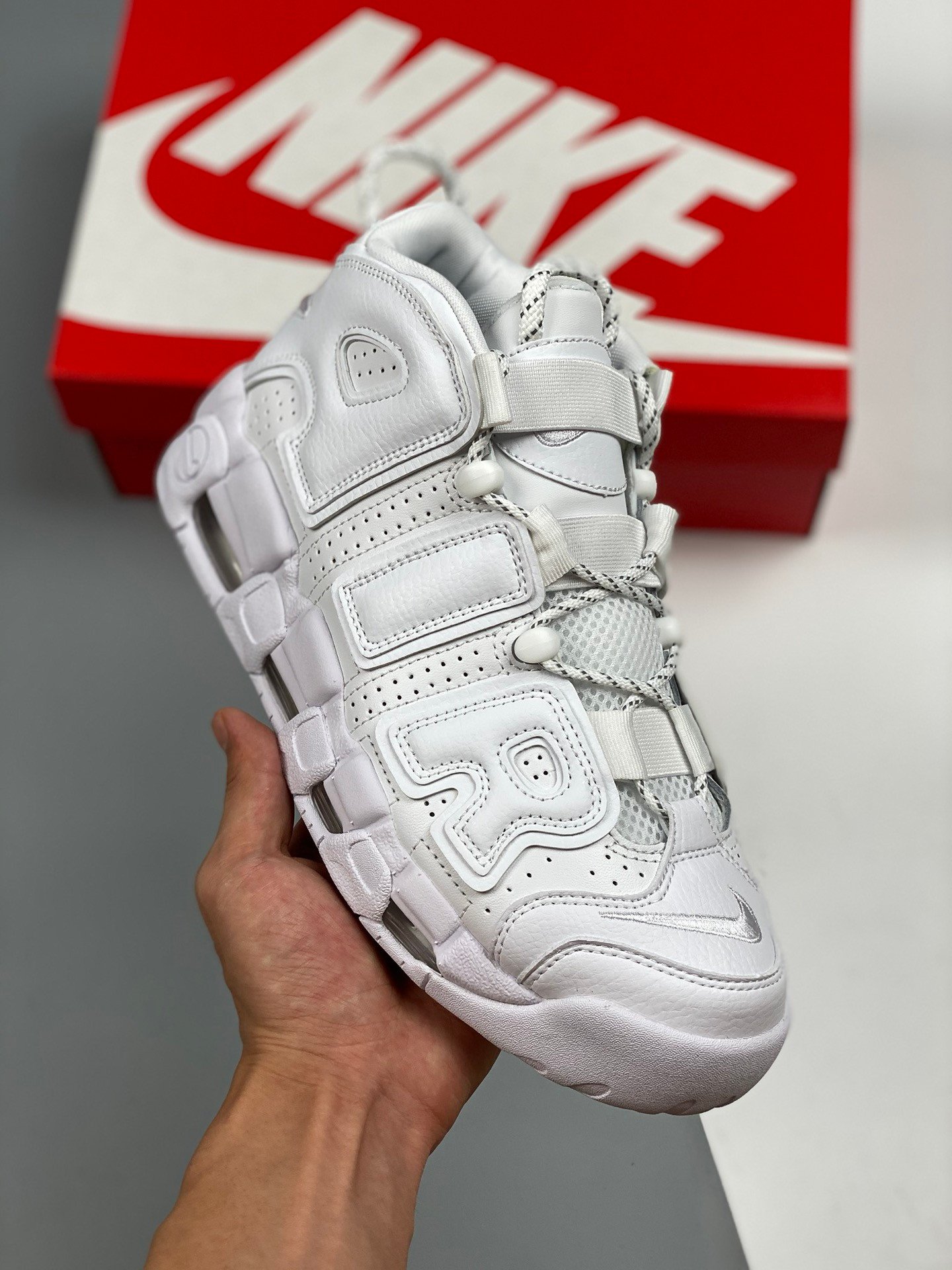 Nike Air More Uptempo Triple White 921948-100 602173