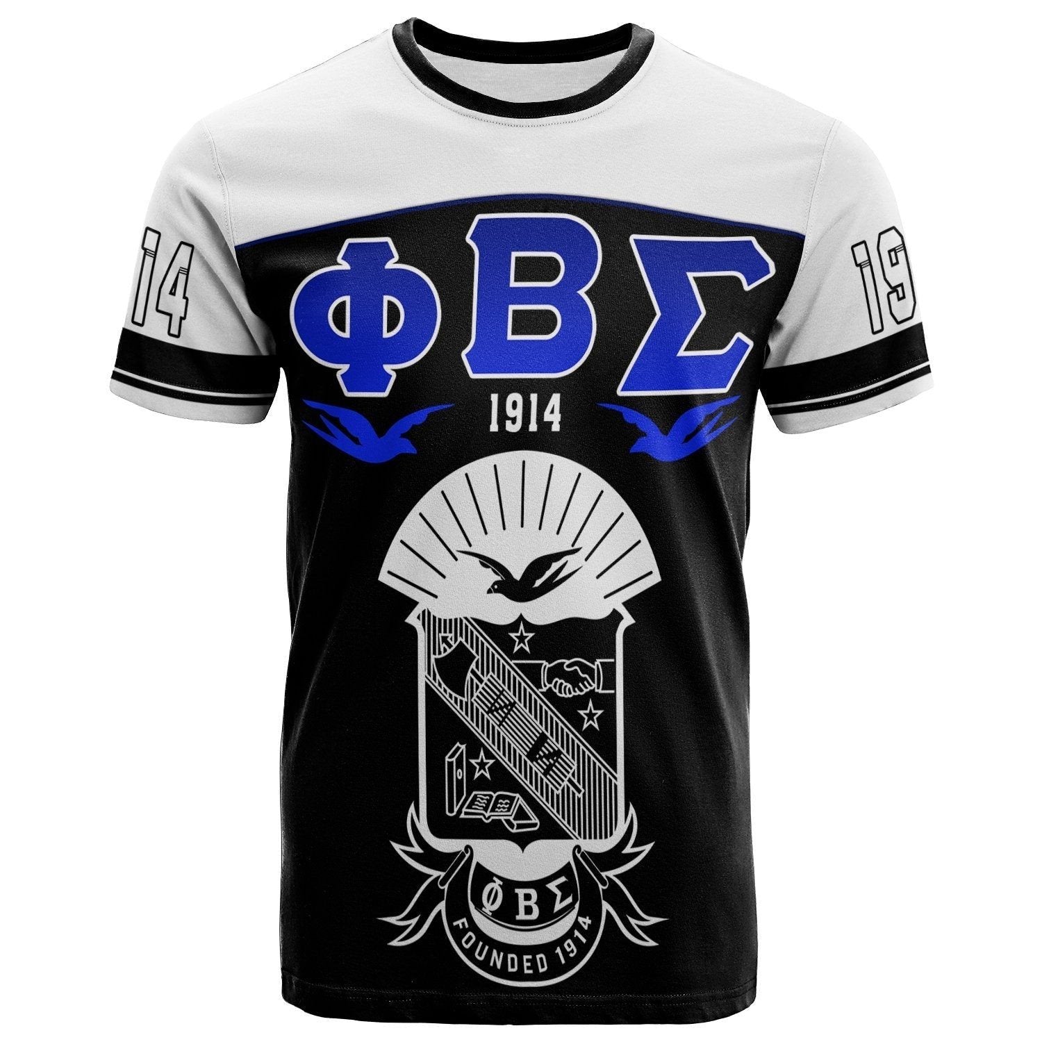 Fraternity Tshirt – Phi Beta Sigma Impressive Black Tshirt