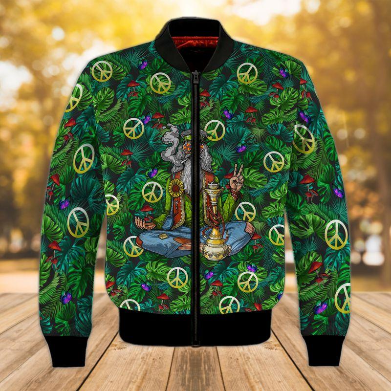 Old Hippie Smoke Shisha Cool 3D Bomber