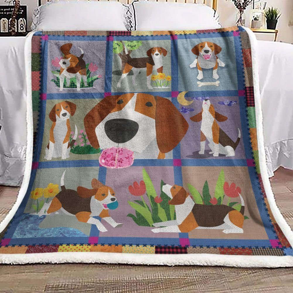 Amazing Beagle Cartoon Collection Printed Fleece Blanket, Sherpa Blanket, Gift For Parent, Family Member, Friends Gift, Christmas Gift, Home Decor, Home Living