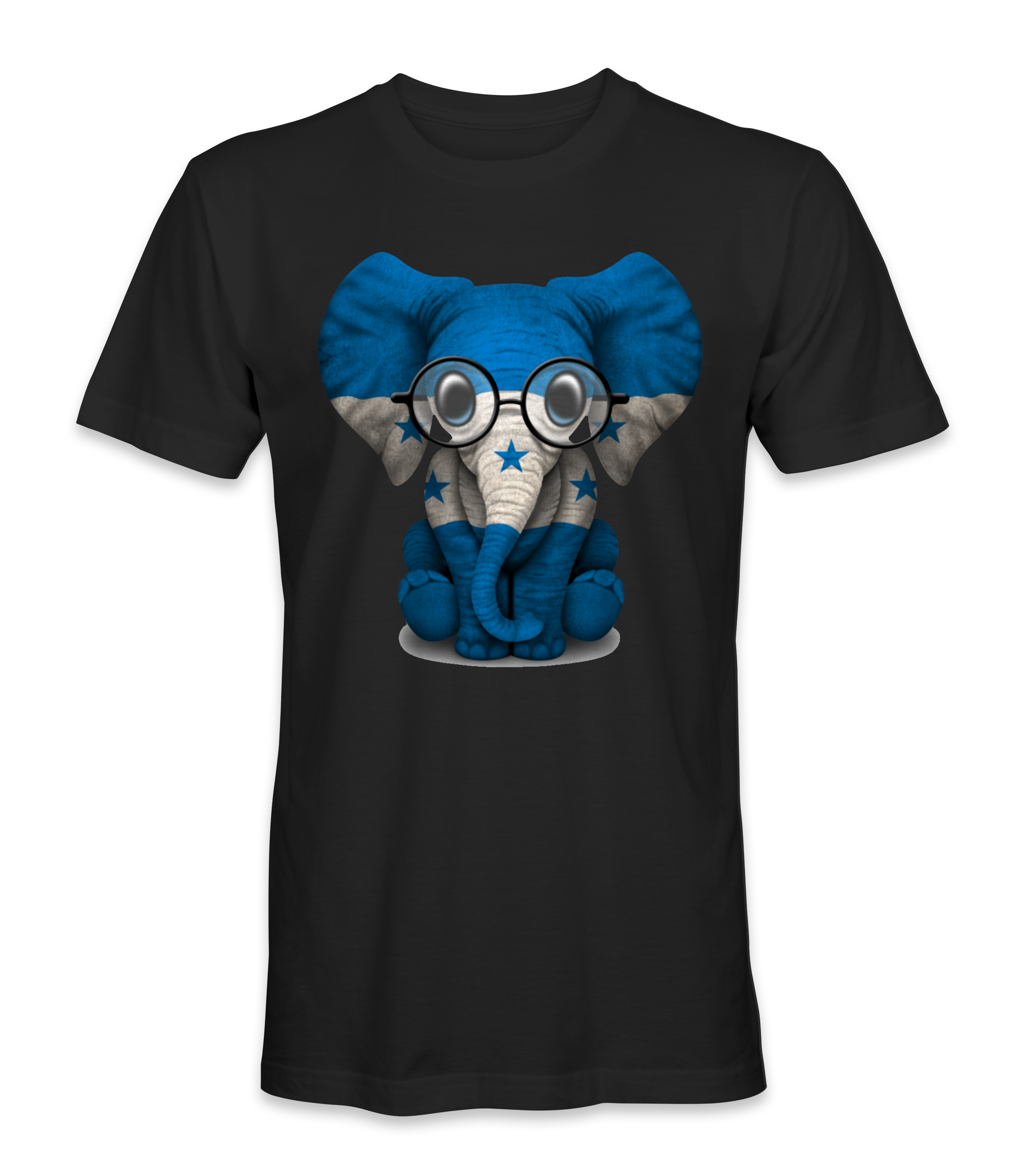 Honduras Country Flag On An Elephant T-Shirt